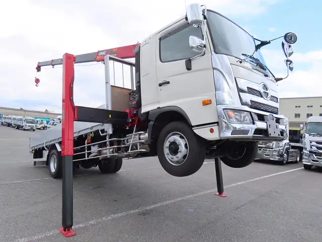 日野 レンジャー 中型/増トン 車両重機運搬 4段クレーン ラジコンの中古トラック画像3