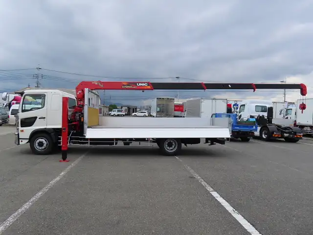 日野 レンジャー 中型/増トン 車両重機運搬 4段クレーン ラジコンの中古トラック画像4