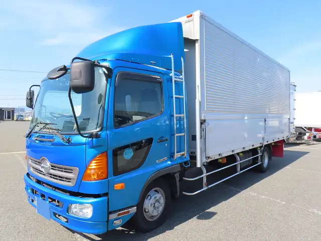 日野 レンジャー 中型/増トン ウイング ベッド TKG-FD7JLAAの中古トラック画像1