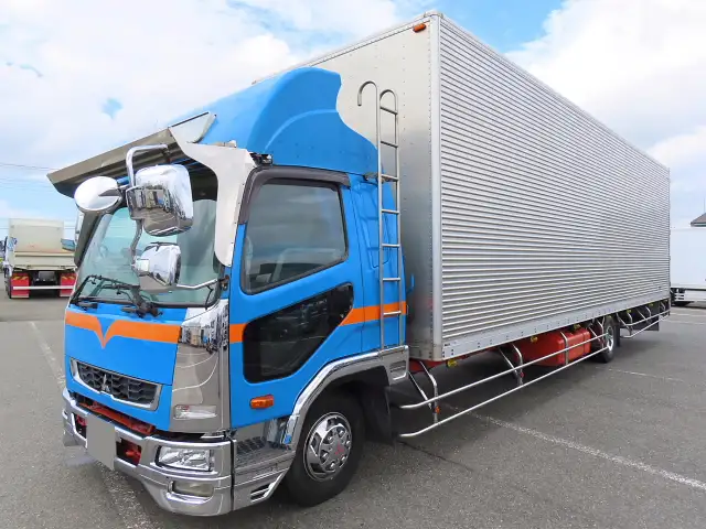 三菱 ファイター 中型/増トン アルミバン ベッド TKG-FK61F の中古トラック【車両No.165905】