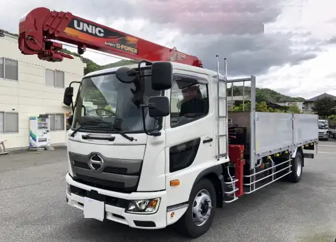 日野 レンジャー 中型/増トン クレーン付 アルミブロック 4段の中古トラック画像1