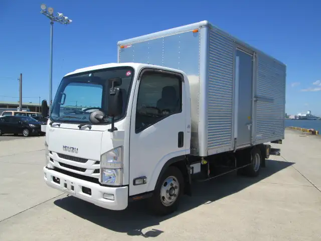 いすゞ エルフ 小型 アルミバン パワーゲート サイドドア の中古トラック【車両No.166393】