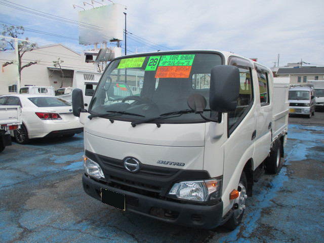日野 デュトロ 小型 平ボディ 10尺 TKG-XZU605M