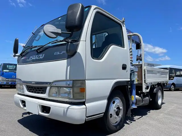 いすゞ エルフ 小型 クレーン付 3段 ラジコン の中古トラック【車両No.166394】