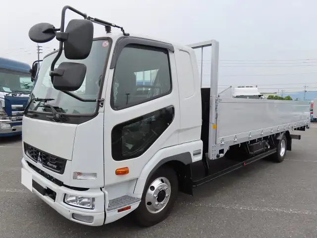 三菱 ファイター 中型/増トン 平ボディ アルミブロック ベッドの中古トラック画像1
