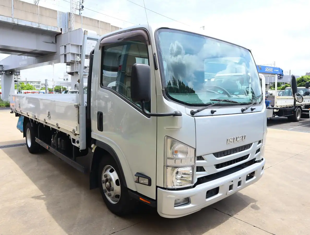 いすゞ エルフ 小型 平ボディ アルミブロック TPG-NPR85ARの中古トラック画像2