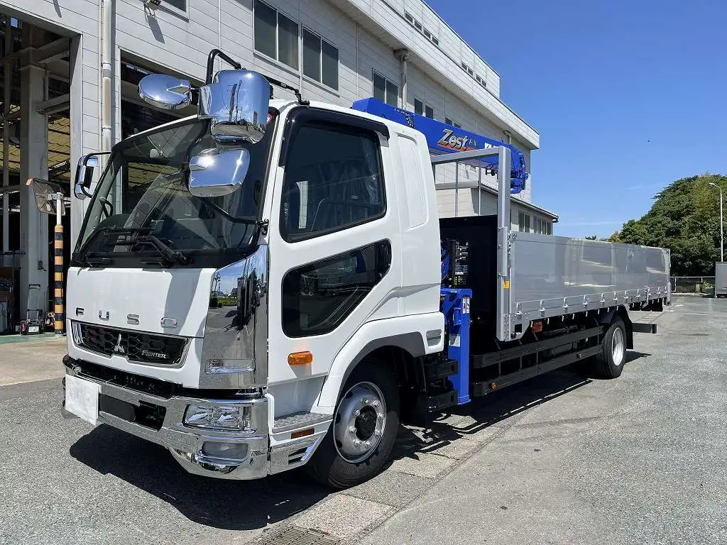 三菱 ファイター 中型/増トン クレーン付 アルミブロック 4段の中古トラック画像1