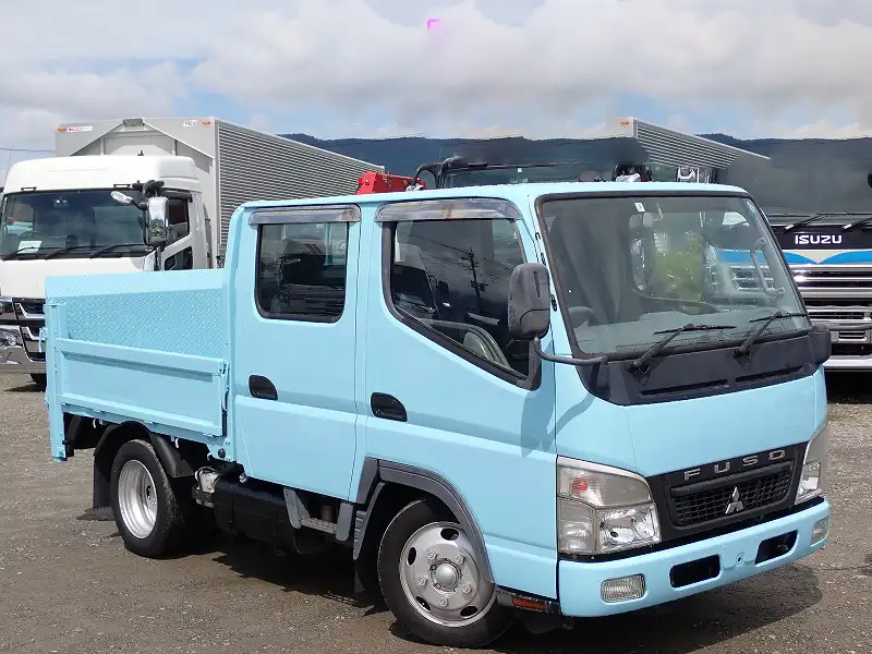 三菱 キャンター 小型 平ボディ Wキャブ パワーゲートの中古トラック画像3