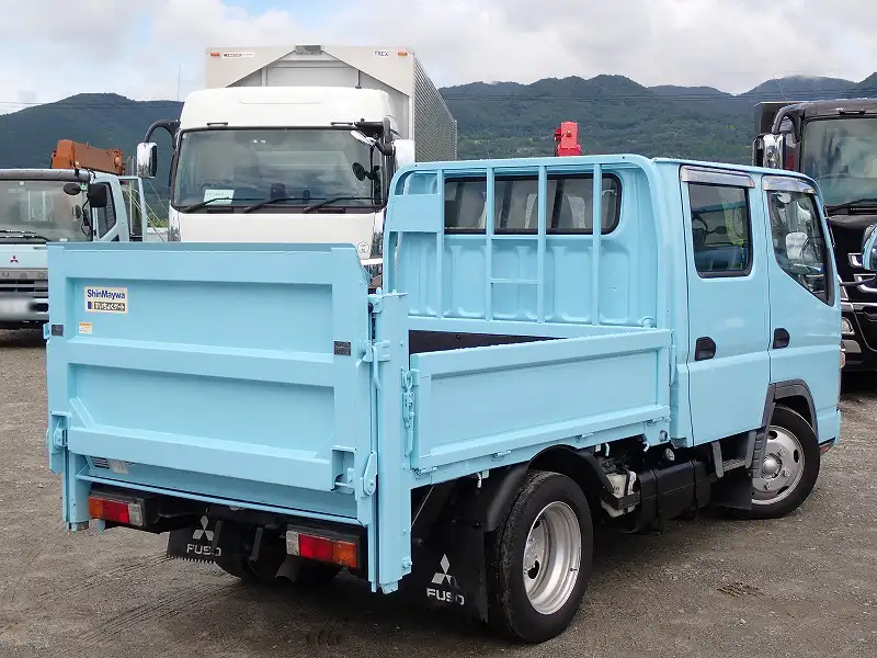 三菱 キャンター 小型 平ボディ Wキャブ パワーゲートの中古トラック画像5