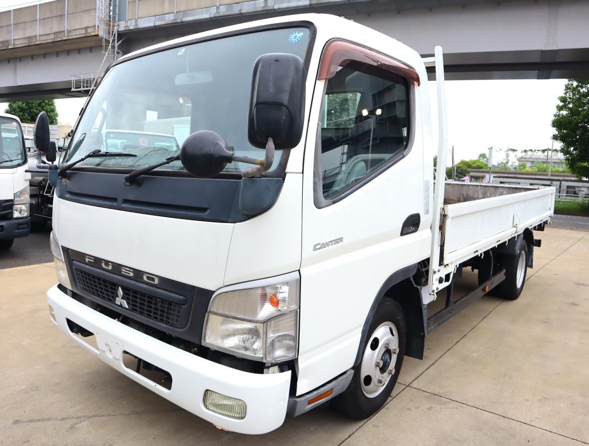 三菱 キャンター 小型 平ボディ ワイドロング BKG-FE82BS