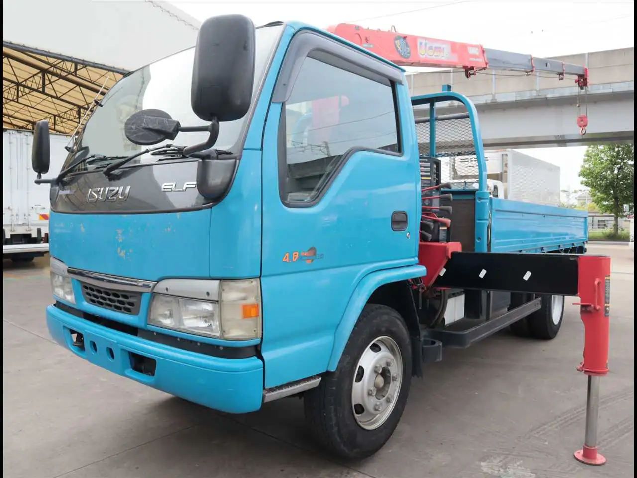 いすゞ エルフ 小型 クレーン付 標準ロング KR-NKR81LN の中古