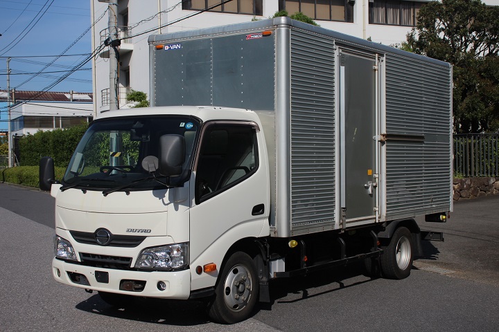 日野 デュトロ 小型 アルミバン 標準ロング TKG-XZU655M