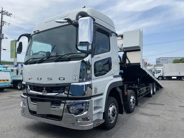 三菱 スーパーグレート 大型 車両重機運搬 ハイルーフ ウインチの中古トラック画像1