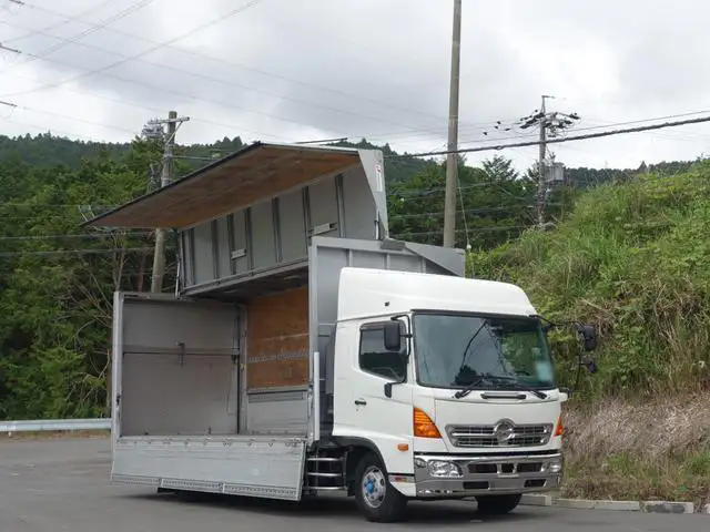 日野 レンジャー 中型/増トン ウイング パワーゲート エアサス の中古トラック【車両No.166625】