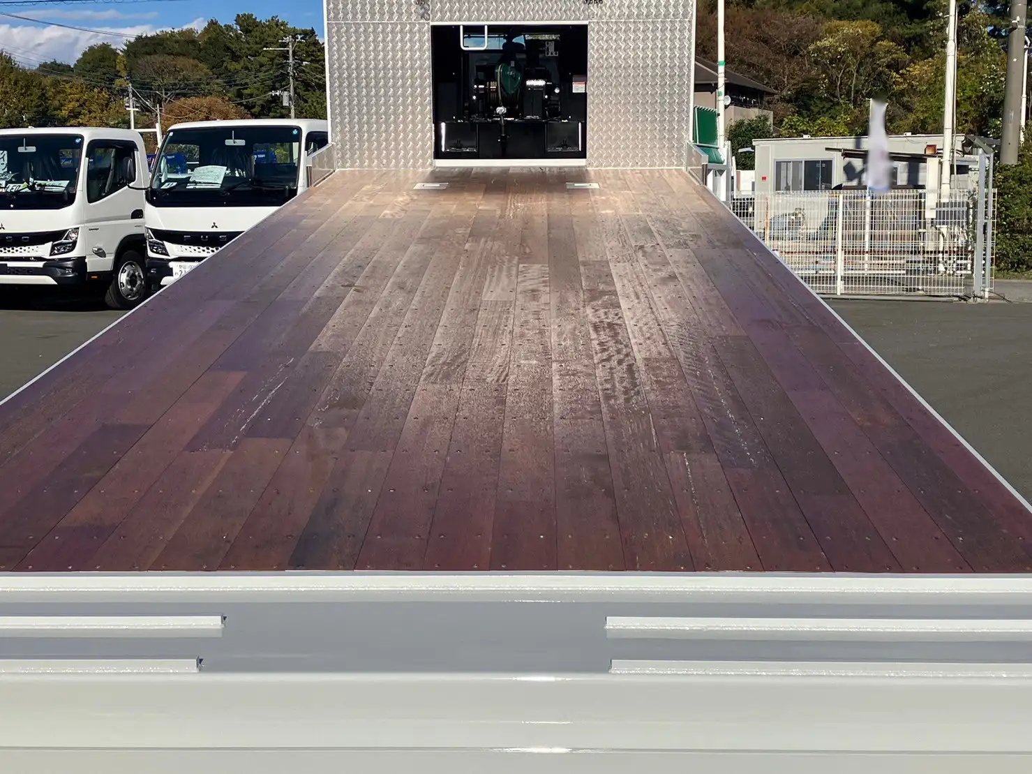 三菱 ファイター 中型/増トン 車両重機運搬 ラジコン ウインチの中古トラック画像5