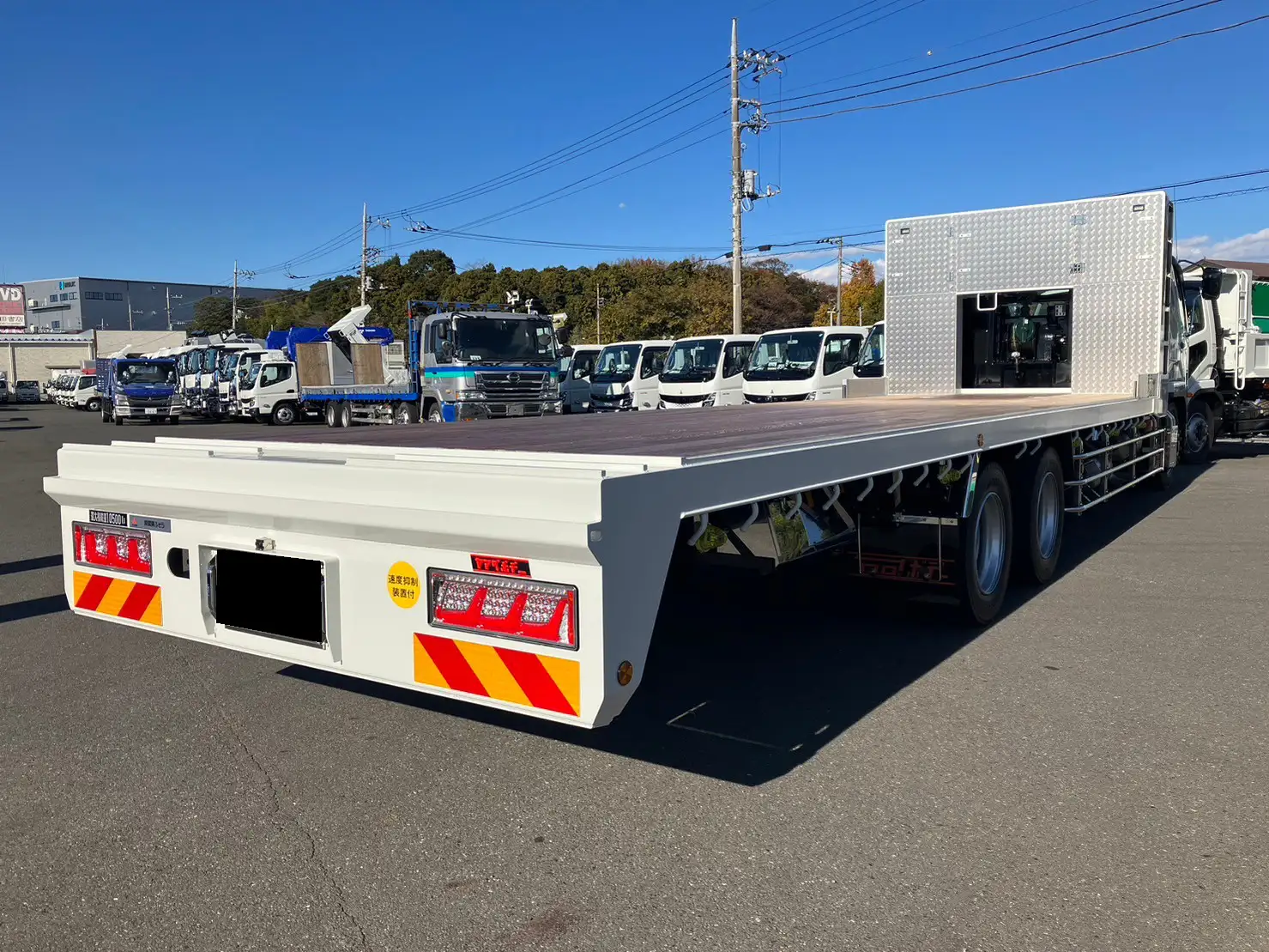三菱 ファイター 中型/増トン 車両重機運搬 ラジコン ウインチの中古トラック画像2