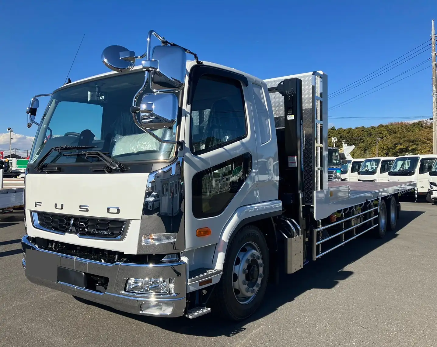三菱 ファイター 中型/増トン 車両重機運搬 ラジコン ウインチ｜画像1