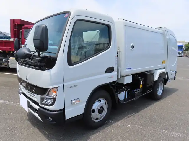 三菱 キャンター 小型 パッカー車 巻き込み式 回転ダンプ式の中古トラック画像1