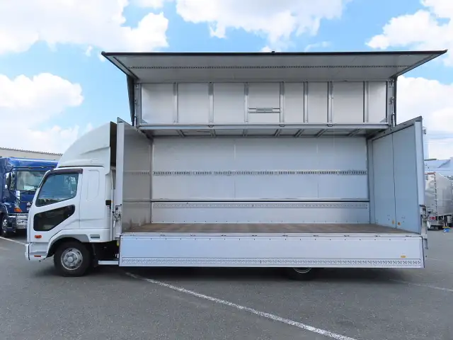三菱 ファイター 中型/増トン ウイング エアサス ベッドの中古トラック画像4