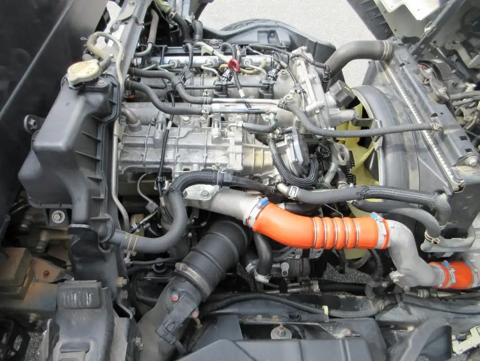 三菱 キャンター 小型 車両重機運搬 ラジコン ウインチの中古トラック画像19