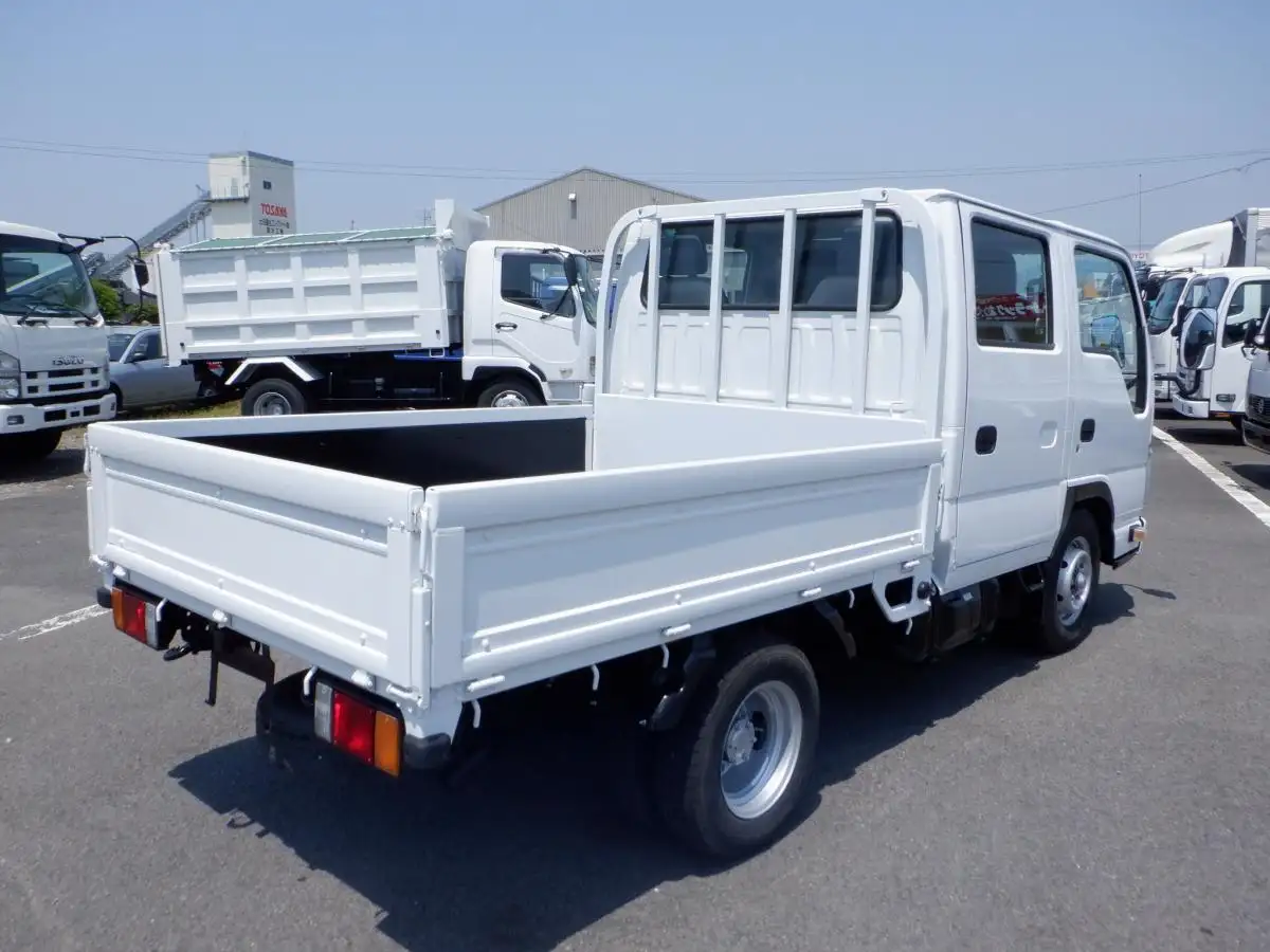 いすゞ エルフ 小型 平ボディ Wキャブ 床鉄板の中古トラック画像3