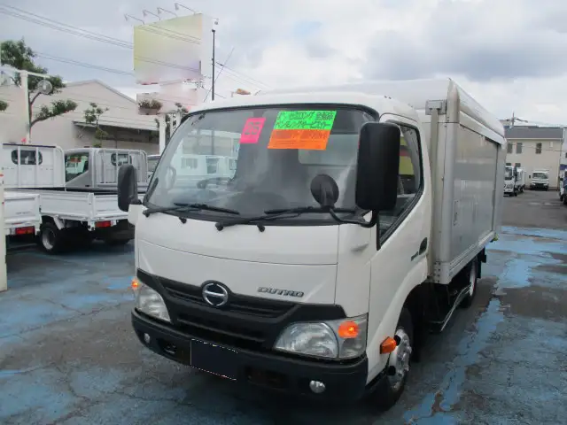 日野 デュトロ 小型 アルミバン ボトルカー サイドドアの中古トラック画像1