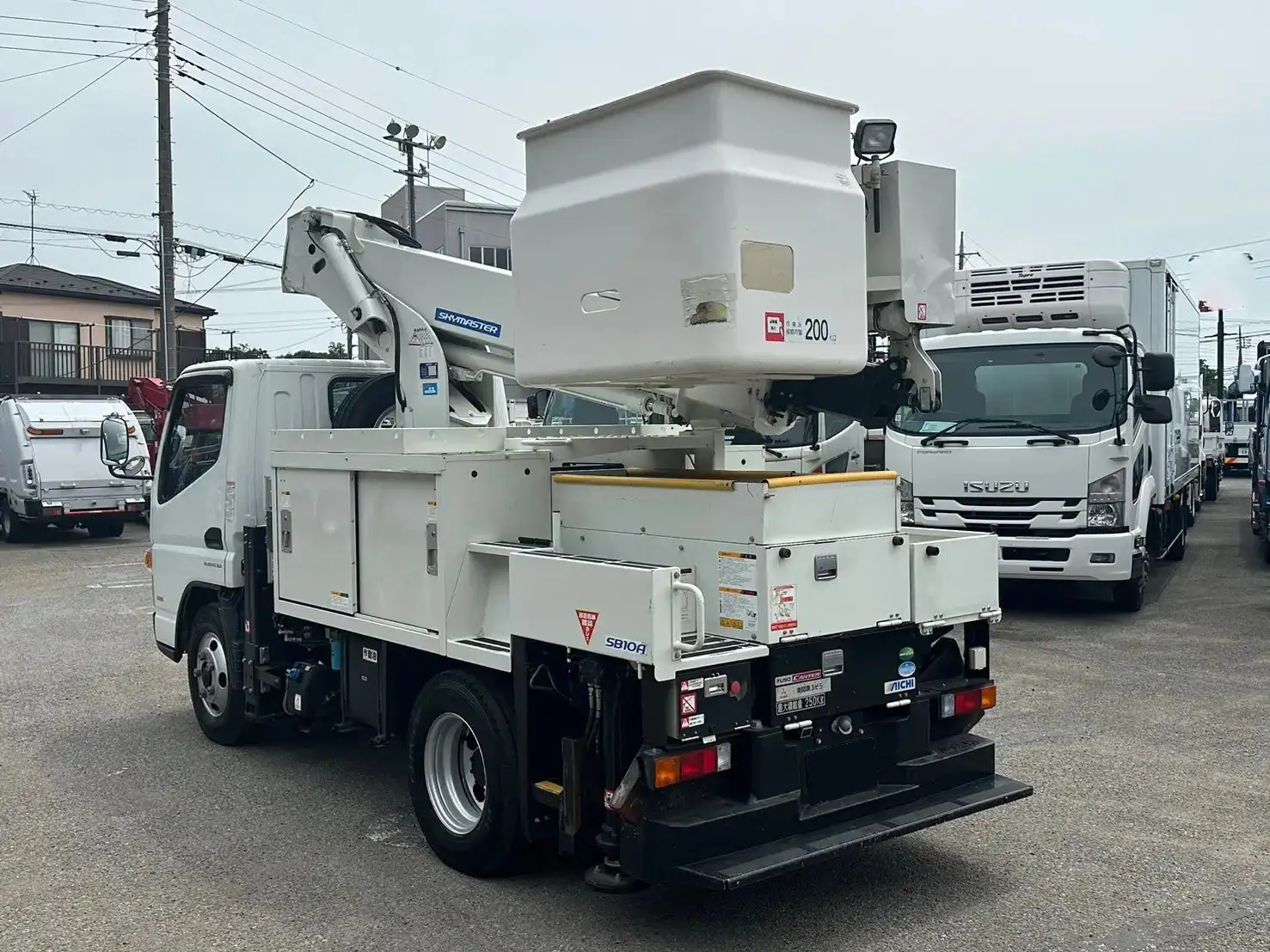 三菱 キャンター 小型 高所・建柱車 高所作業車 電工仕様の中古トラック画像5