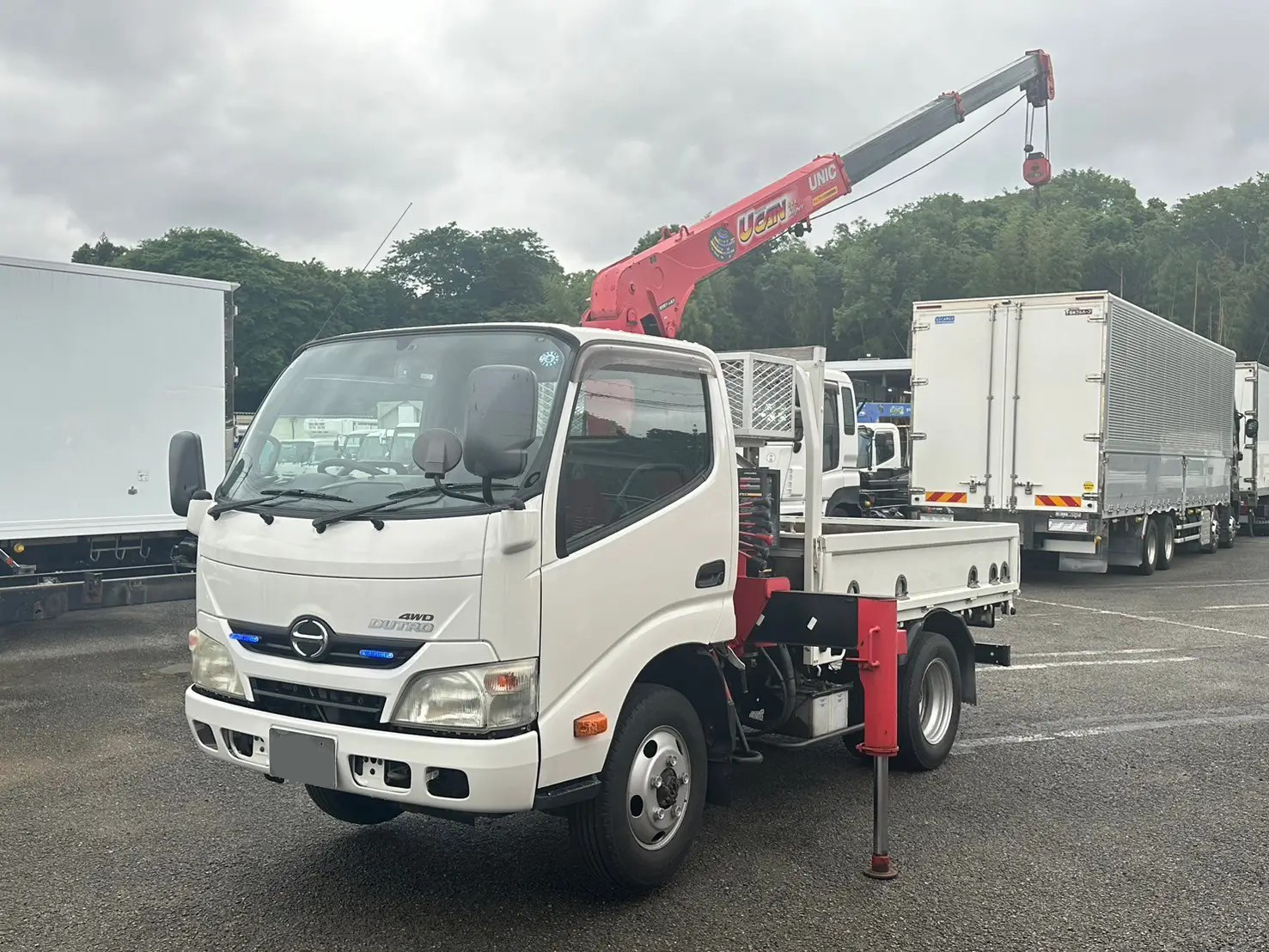日野 デュトロ 小型 クレーン付 10尺 SKG-XZU675M
