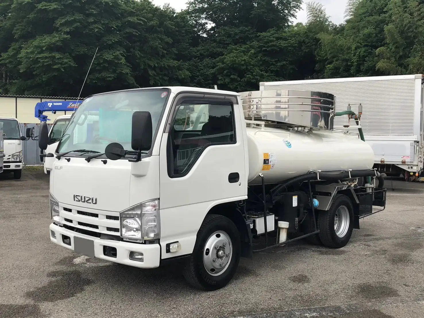 いすゞ エルフ 小型 タンク車 バキューム BKG-NKR85ANの中古トラック画像1