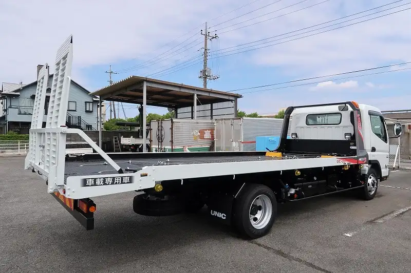三菱 キャンター 小型 車両重機運搬 ラジコン ウインチの中古トラック画像4