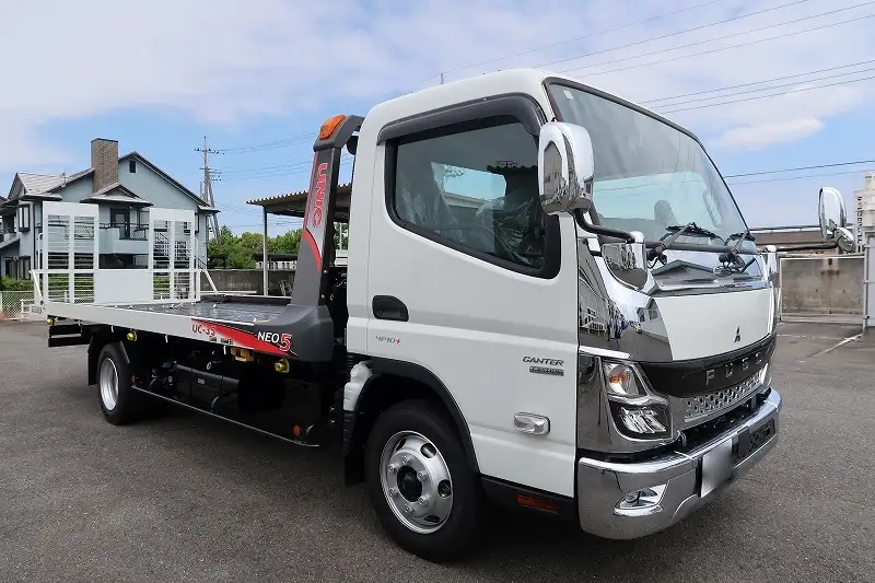 三菱 キャンター 小型 車両重機運搬 ラジコン ウインチの中古トラック画像3