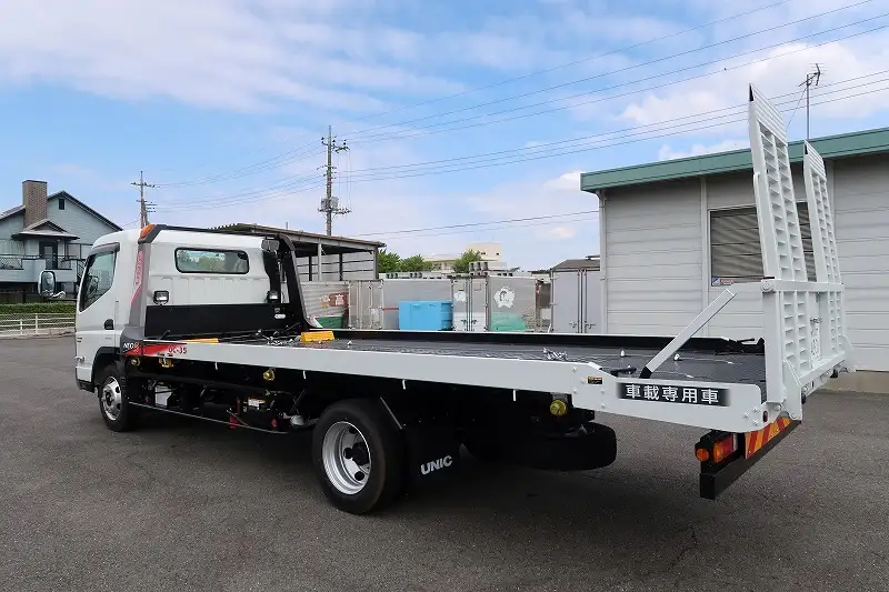 三菱 キャンター 小型 車両重機運搬 ラジコン ウインチの中古トラック画像5