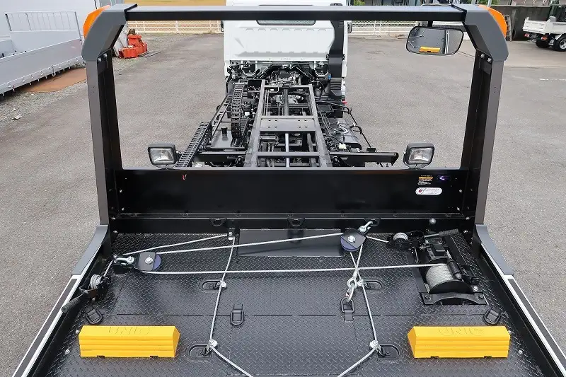 三菱 キャンター 小型 車両重機運搬 ラジコン ウインチの中古トラック画像9