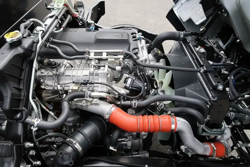 三菱 キャンター 小型 車両重機運搬 ラジコン ウインチの中古トラック画像19