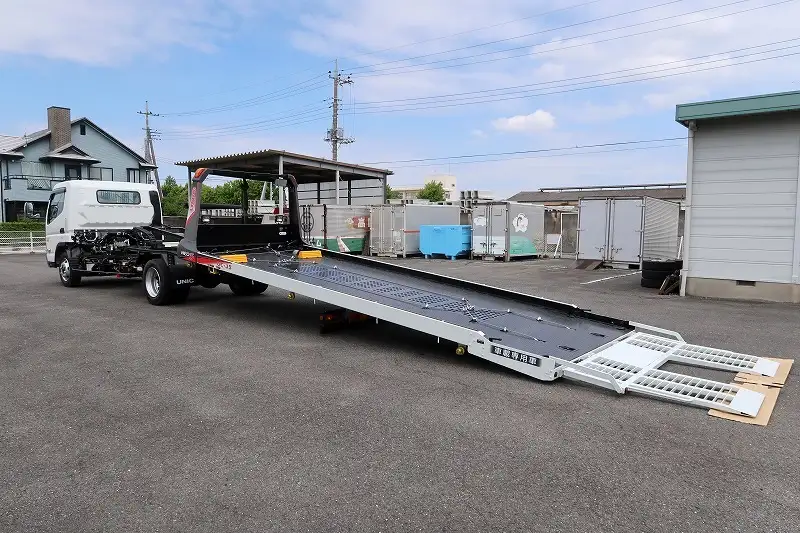 三菱 キャンター 小型 車両重機運搬 ラジコン ウインチの中古トラック画像7