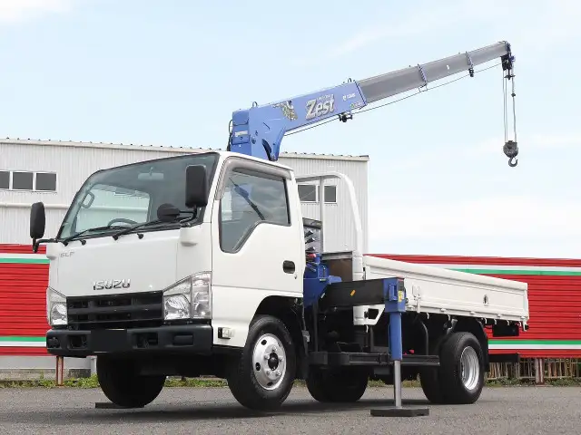 いすゞ エルフ 小型 クレーン付 4段 ラジコン の中古トラック【車両No.166824】