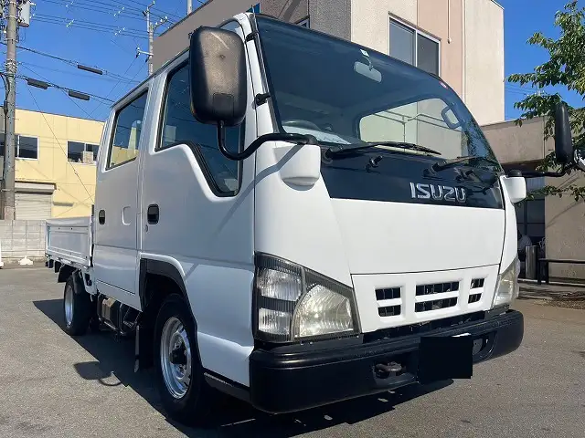 いすゞ エルフ 小型 平ボディ Wキャブ KR-NHR69の中古トラック画像2