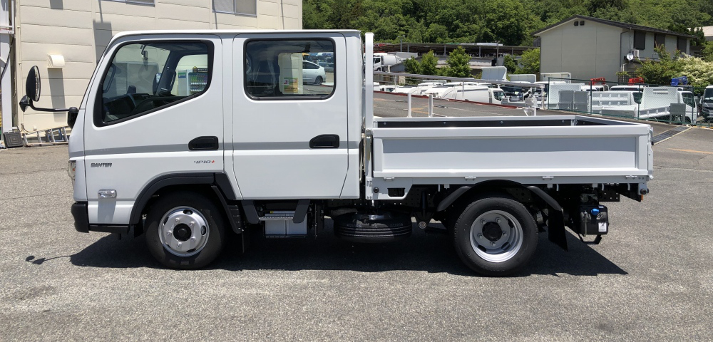 三菱 キャンター 小型 平ボディ Wキャブ(ダブルキャブ) 2RG-FBA20の中古トラック画像4