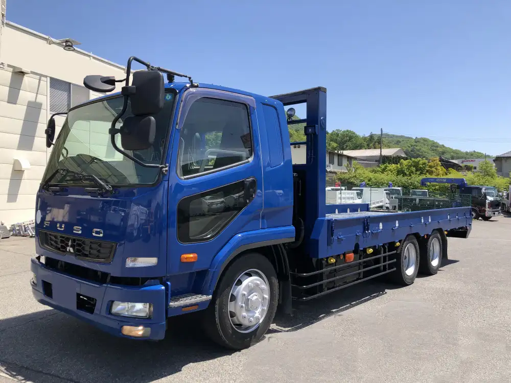 三菱 ファイター 中型/増トン 車両重機運搬 ウインチ LDG-FQ62Fの中古トラック画像1