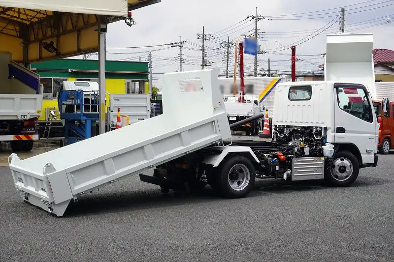 三菱 キャンター 小型 ダンプ ローダー 強化の中古トラック画像4