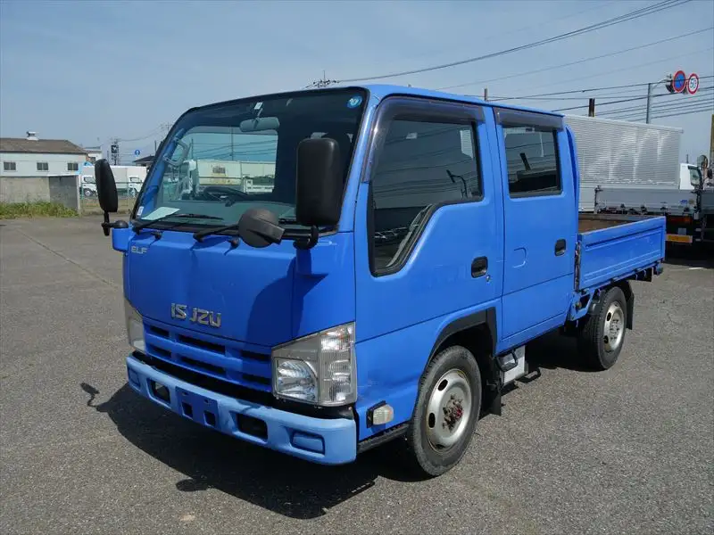 いすゞ エルフ 小型 平ボディ Wキャブ TKG-NHS85Aの中古トラック画像1