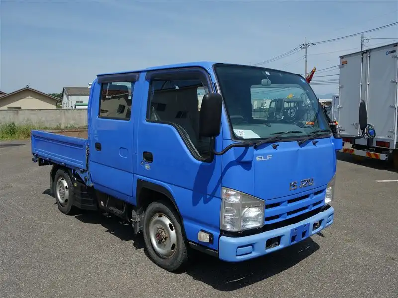 いすゞ エルフ 小型 平ボディ Wキャブ TKG-NHS85Aの中古トラック画像2