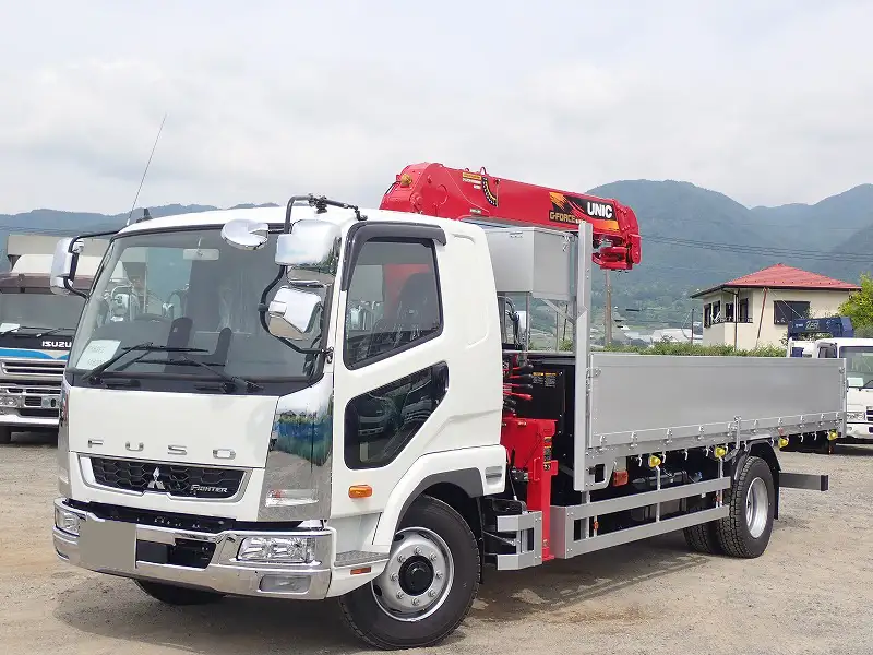 三菱 ファイター 中型/増トン クレーン付 アルミブロック 4段の中古トラック画像1