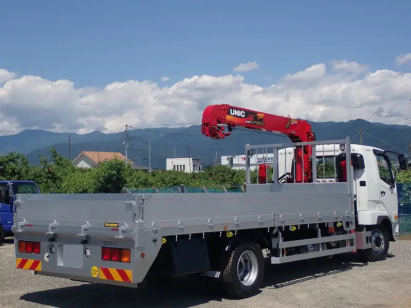 三菱 ファイター 中型/増トン 車両重機運搬 4段クレーン ラジコンの中古トラック画像2