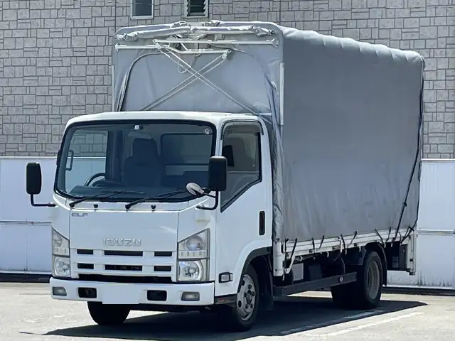 いすゞ エルフ 小型 ウイング 幌ウイング パワーゲートの中古トラック画像1