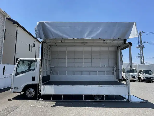 いすゞ エルフ 小型 ウイング 幌ウイング パワーゲートの中古トラック画像8
