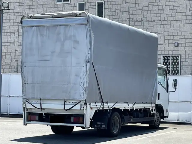 いすゞ エルフ 小型 ウイング 幌ウイング パワーゲートの中古トラック画像3