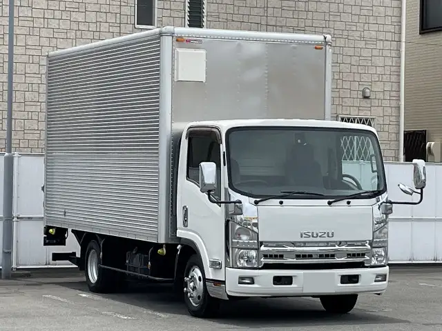 いすゞ エルフ 小型 アルミバン パワーゲート サイドドアの中古トラック画像2