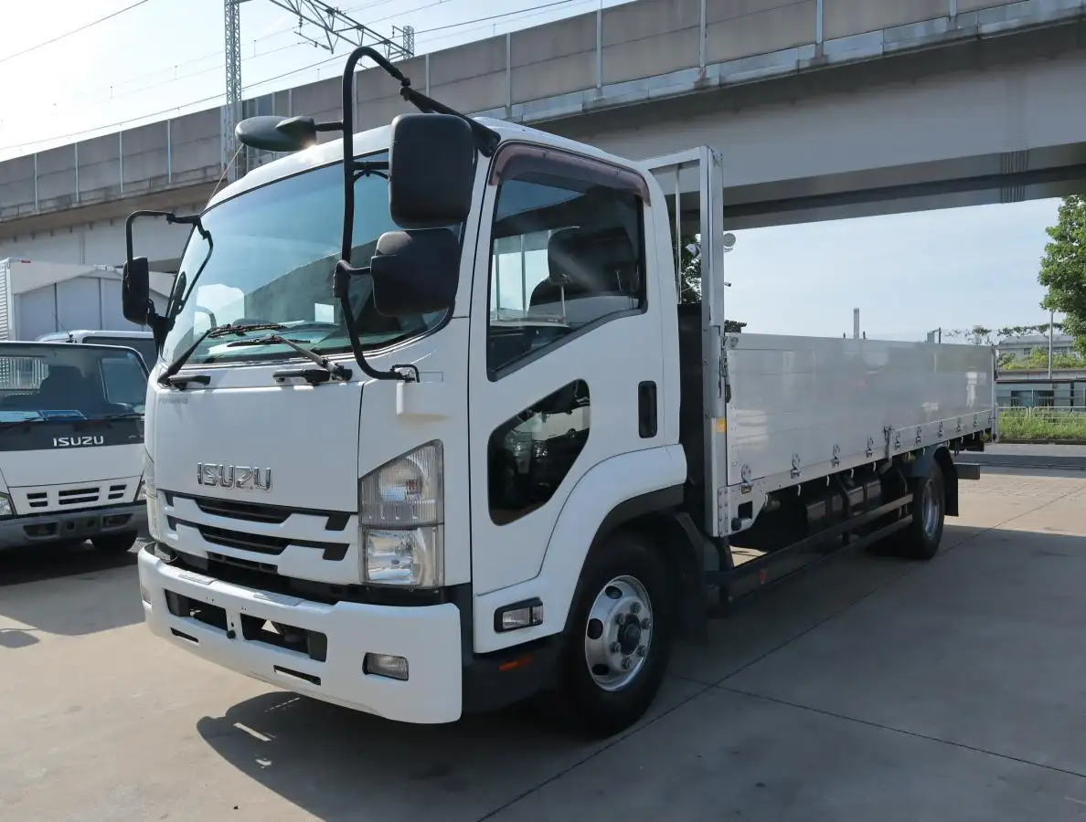 いすゞ フォワード 中型/増トン 平ボディ アルミブロック TKG-FRR90S2の中古トラック画像1