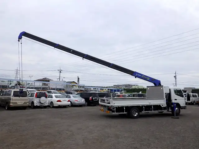 三菱 キャンター 小型 クレーン付 床鉄板 5段の中古トラック画像4